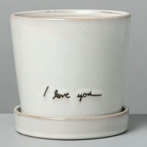 Hearth & Hand “I Love You” Planter